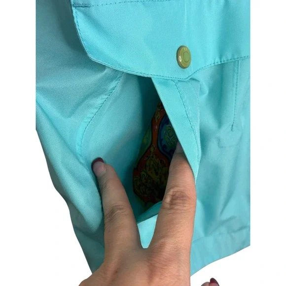 Peter Millar Women's Element Water Resistant Vest Golf Aqua XL Active Gorpcore - Picture 5 of 10